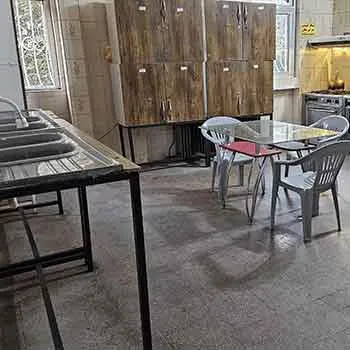 آشپزخانه مشترک خوابگاه امیران شعبه صادقیه